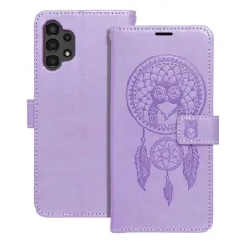 etui-mezzo-book-do-samsung-a13-4g-lapacz-snow-fioletowy