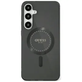 guess-etui-do-samsung-s25-guhms25spftdtek-magnetic-iml-rhinestones