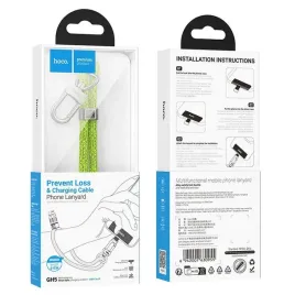 hoco-kabel-typ-c-do-lightning-w-formie-smyczki-pd-20w-gh5-022-m-zielony
