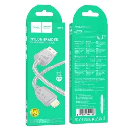 hoco-kabel-usb-a-do-lightning-24a-x113-1-m-szary