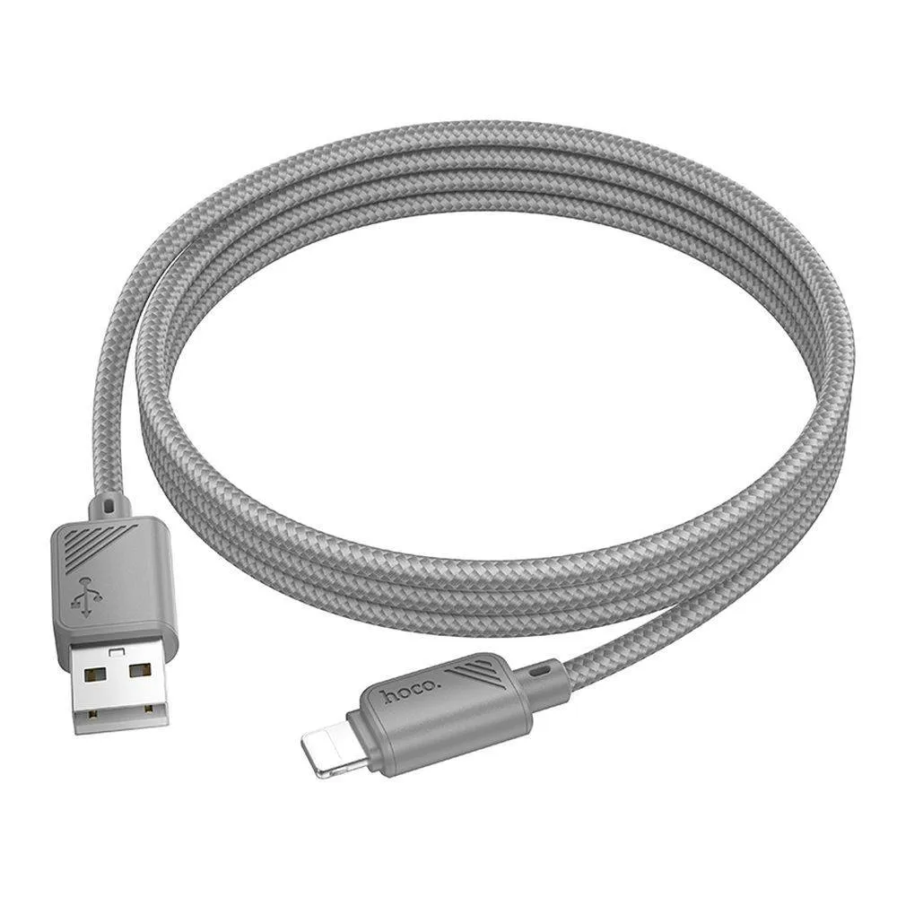 hoco-kabel-usb-a-do-lightning-24a-x113-1-m-szary-stan-nowy