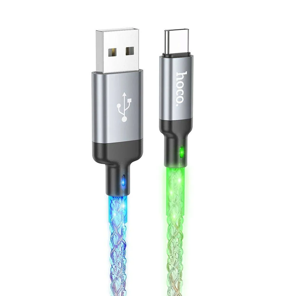 kabel-usb-a-do-usb-c-hoco-3a-1-m-u112-szary-stan-nowy