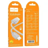 hoco-kabel-usb-a-do-typ-c-3a-x113-1-m-szary