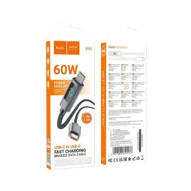 hoco-kabel-typ-c-do-typ-c-z-wyswietlaczem-3a-60w-x112-1-m-czarny
