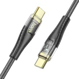 hoco-kabel-typ-c-do-typ-c-3a-60w-u121-12-m-czarny-kolor-czarny