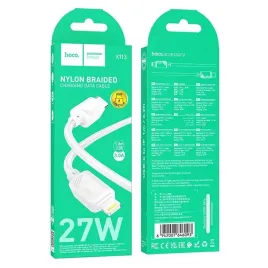 hoco-kabel-typ-c-do-lightning-pd-27w-x113-1-m-bialy