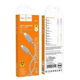 hoco-kabel-typ-c-do-lightning-pd-27w-x107-1-m-szary