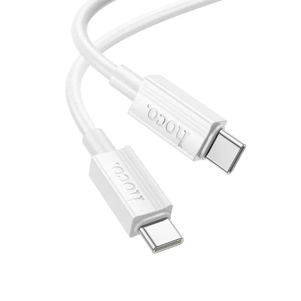 hoco-kabel-typ-c-do-typ-c-3a-60w-x107-1-m-bialy