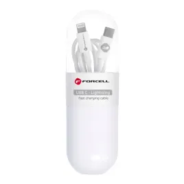 forcell-kabel-typ-c-do-lightning-8-pin-power-delivery-pd20w-c291-tuba-bialy