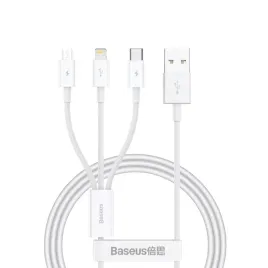 kabel-baseus-superior-series-usb-a-usb-c-lightning-micro-usb-3-5a-0-5m