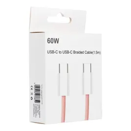 kabel-typ-c-do-typ-c-power-delivery-pd-60w-3a-c263-rozowy-15-m