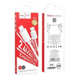 hoco-kabel-usb-do-iphone-lightning-8-pin-24a-gratifed-x88-bialy