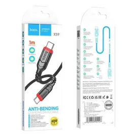 hoco-kabel-typ-c-do-typ-c-pd-60w-victory-x59-1m-czarny