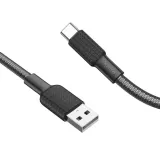hoco-kabel-usb-do-typ-c-3a-jaeger-x69-czarno-bialy-stan-nowy