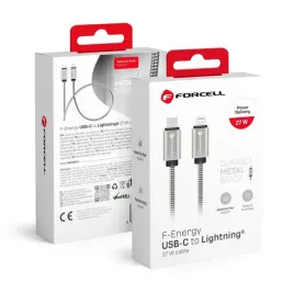 forcell-kabel-typ-c-do-iphone-do-lightning-8-pin-qc3-0-pd-27w-metal-c238-1m