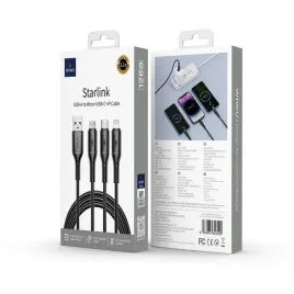 wiwu-kabel-usb-serii-starlink-wi-c045e-3w1-usb-c-micro-do-lightning