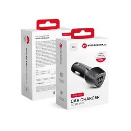forcell-carbon-ladowarka-samochodowa-typ-c-3-0-pd20w-usb-qc3-0-18w-5a