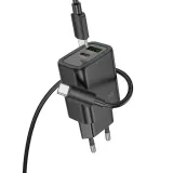 hoco-ladowarka-sieciowa-usb-a-typ-c-kabel-typ-c-do-typ-c-pd-qc3-0-3a-stan-nowy