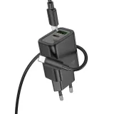 hoco-ladowarka-sieciowa-usb-a-typ-c-kabel-typ-c-do-lightning-m086-stan-nowy