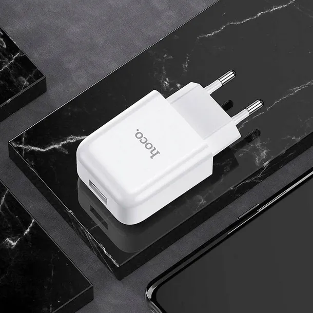 hoco-ladowarka-sieciowa-usb-2a-n2-vigour-biala-marka-hoco