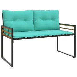 lawka-z-warstwa-drewniana-z-poduszka-turkusowy-114-x-55-x-77-cm
