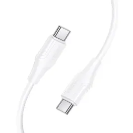 kabel-silikonowy-usb-c-do-usb-c-hoco-3a-60w-1-m-x124-bialy