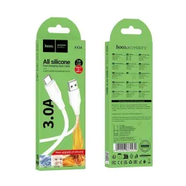 kabel-silikonowy-usb-a-do-usb-c-hoco-3a-1-m-x124-bialy