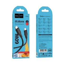 kabel-silikonowy-usb-c-do-usb-c-hoco-3a-60w-1-m-x124-czarny