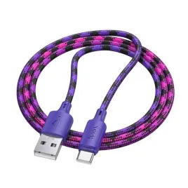 kabel-usb-a-do-usb-c-hoco-3a-1-m-x116-gradient-fioletowy