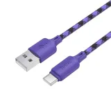 kabel-usb-a-do-usb-c-hoco-3a-1-m-x116-gradient-fioletowy-stan-nowy