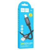 hoco-kabel-usb-a-do-lightning-24a-x91-3-m-czarny