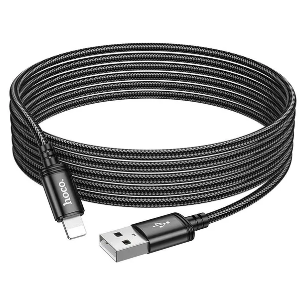 hoco-kabel-usb-a-do-lightning-24a-x91-3-m-czarny-dlugosc-kabla-3-m