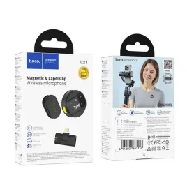 mikrofon-bezpzewodowy-do-lightning-hoco-l21-czarny