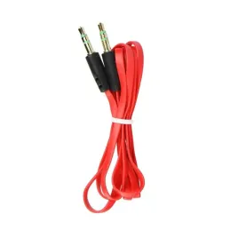 przewod-aux-jack-stereo-35mm-czerwony-1m-plaski