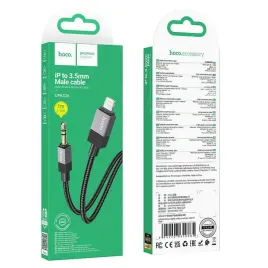 kabel-aux-jack-35-mm-meski-do-lightning-meski-hoco-1-m-upa32a-czarny