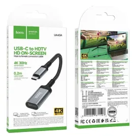 kabel-konwersji-z-usb-c-do-hdmi-zenski-hoco-4k-30hz-02-m-ua43a-stalowy