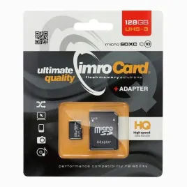 karta-pamieci-imro-microsd-128gb-class-10-uhs-3-100mb-s-4k-z-adapterem-sd