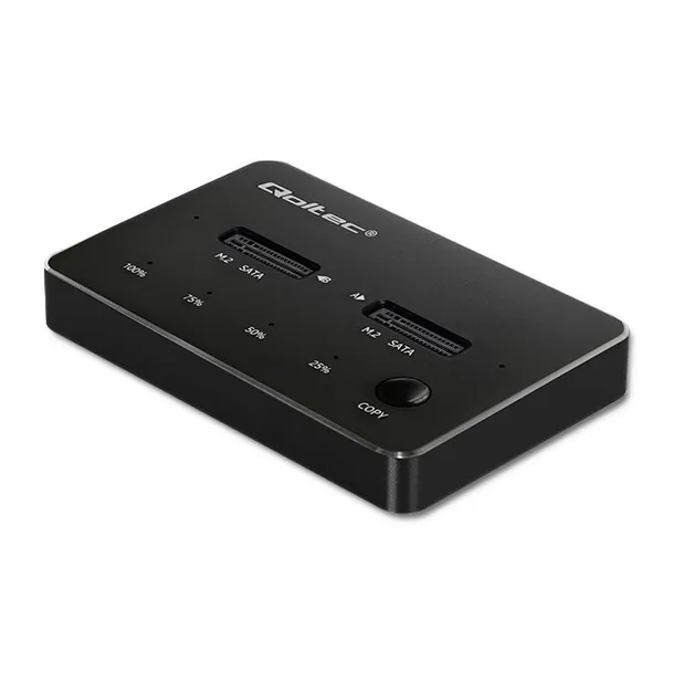 stacja-dokujaca-dyskow-qoltec-2x-ssd-m-2-sata-ngff-usb-typ-c-waga-z-opakowaniem-0-15-kg-kod-producenta-50310