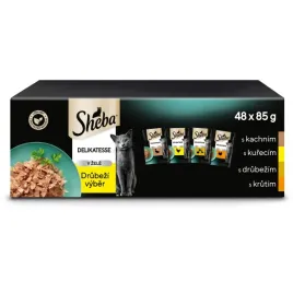 sheba-mokra-karma-dla-kota-drobiowe-smaki-w-galaretce-48x85g