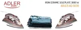 zelazko-adler-ad5030-3000w-brazowe-regulacja-temperatury-pokretlo