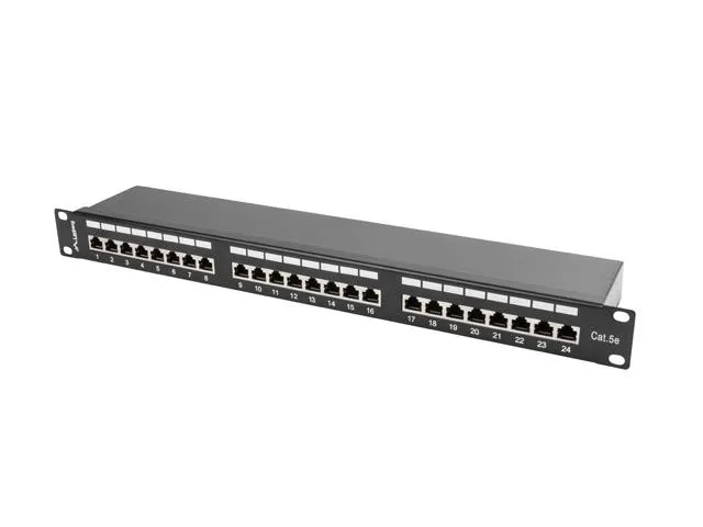 patch-panel-24-port-1u-kat-5e-czarny-ekranowany-glebokosc-produktu-0-cm
