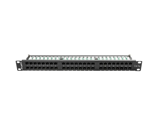 patch-panel-48-port-1u-kat-5e-czarny