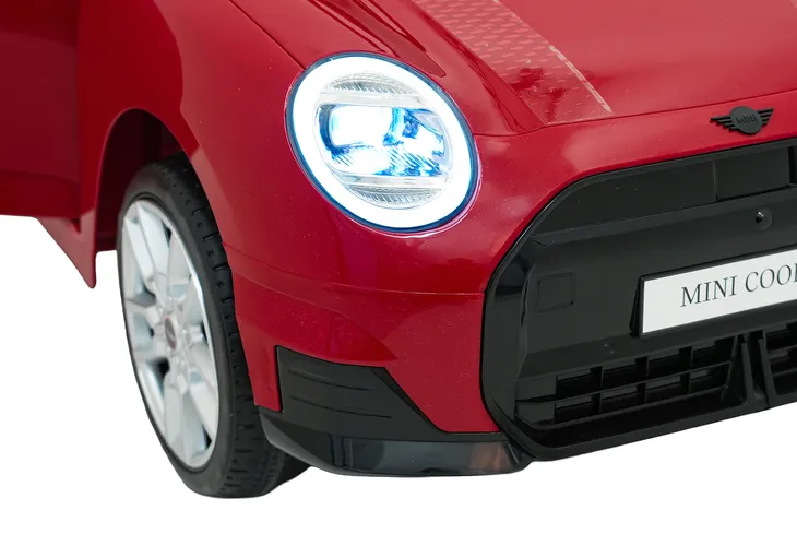 auto-mini-cooper-czerwony-na-akumulator-dla-dzieci-gratisy-stan-opakowania-oryginalne
