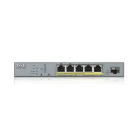switch-rack-zyxel-gs1350-6hp-eu0101f-srebrny