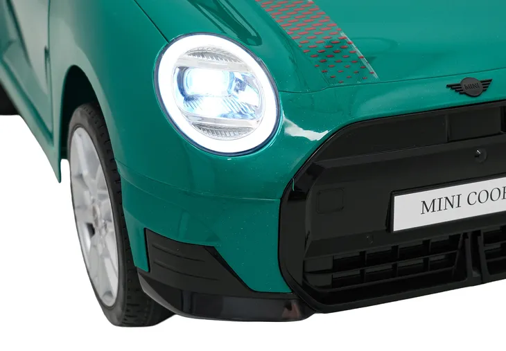 auto-mini-cooper-zielony-na-akumulator-dla-dzieci-gratisy-stan-opakowania-oryginalne