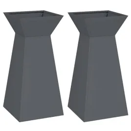 donica-slupowa-2-szt-antracyt-35-x-35-x-73-cm