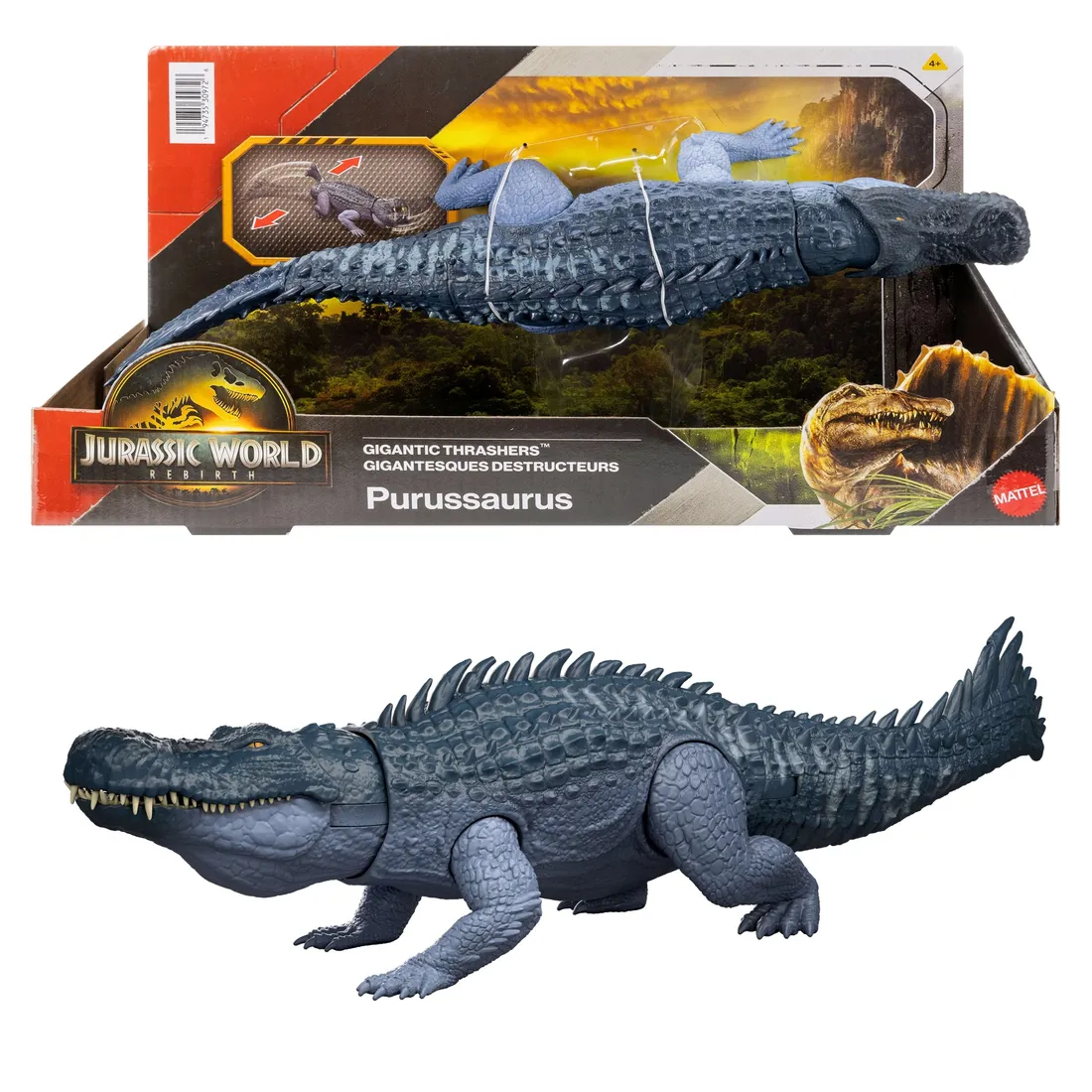 figurka-mattel-jurassic-gigantic-thrashers-purussaurus