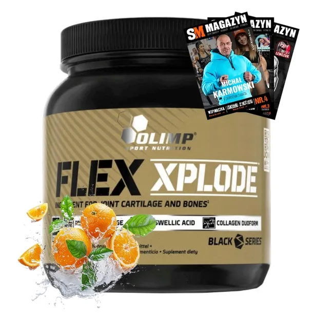 OLIMP FLEX XPLODE ZDROWE I MOCNE STAWY KOŚCI MIĘŚNIE KOLAGEN MSM 360 g