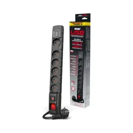 listwa-przeciwprzepieciowa-acar-w2438-usb-5m-6-gniazd-czarna