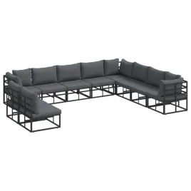 zestaw-sof-na-ogrod-z-poduszka-10-szt-czarny-aluminium